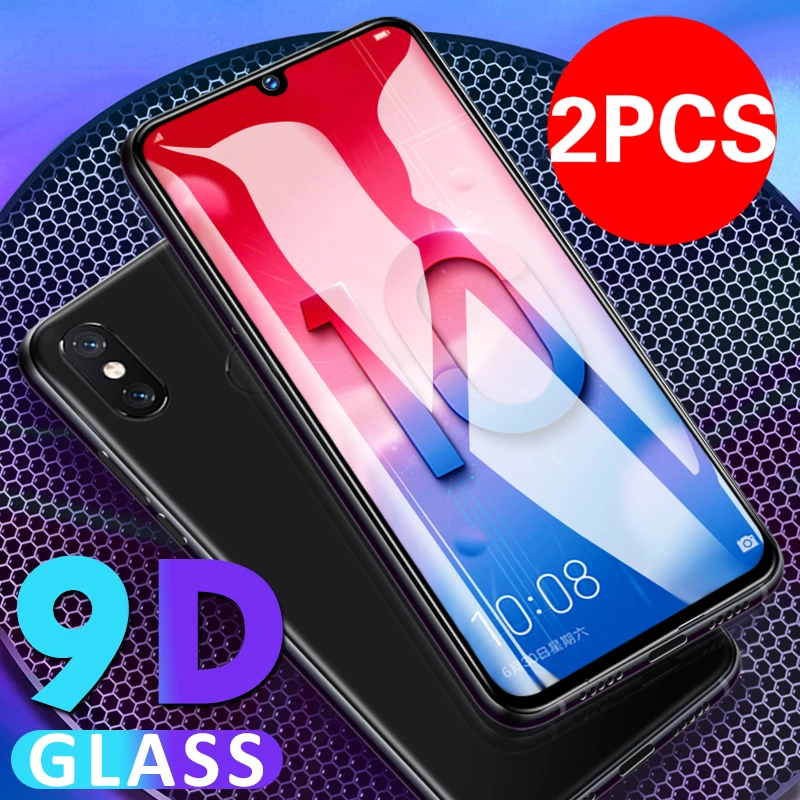 2 шт. 9D Защитная пленка для экрана Huawei P20 P30 Lite Pro Nova 5 5i Mate 30 Полное изогнутое
