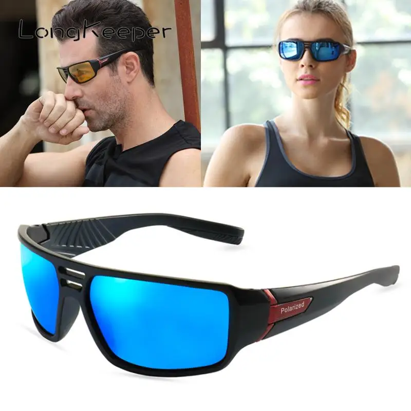 

LongKeeper HD Polarized Sunglasses Women Black Frame Driving Goggles Men Brand Designer Night Vision Gafas De Sol UV400