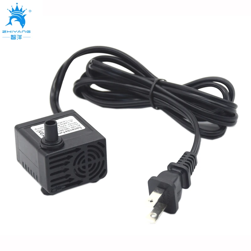 AC 110V 5W (320L/H) погружной насос мини водяной для домашнего аквариума небольшая