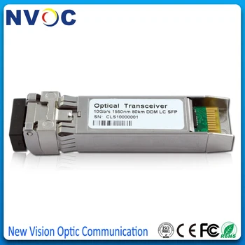 

10G SFP+-ZR 1550nm 80km,Dual Fiber,SMF,LC connector,DDM,Transceiver,1550nm 80km 10G SFP+ ZR Fiber Optic Transceiver