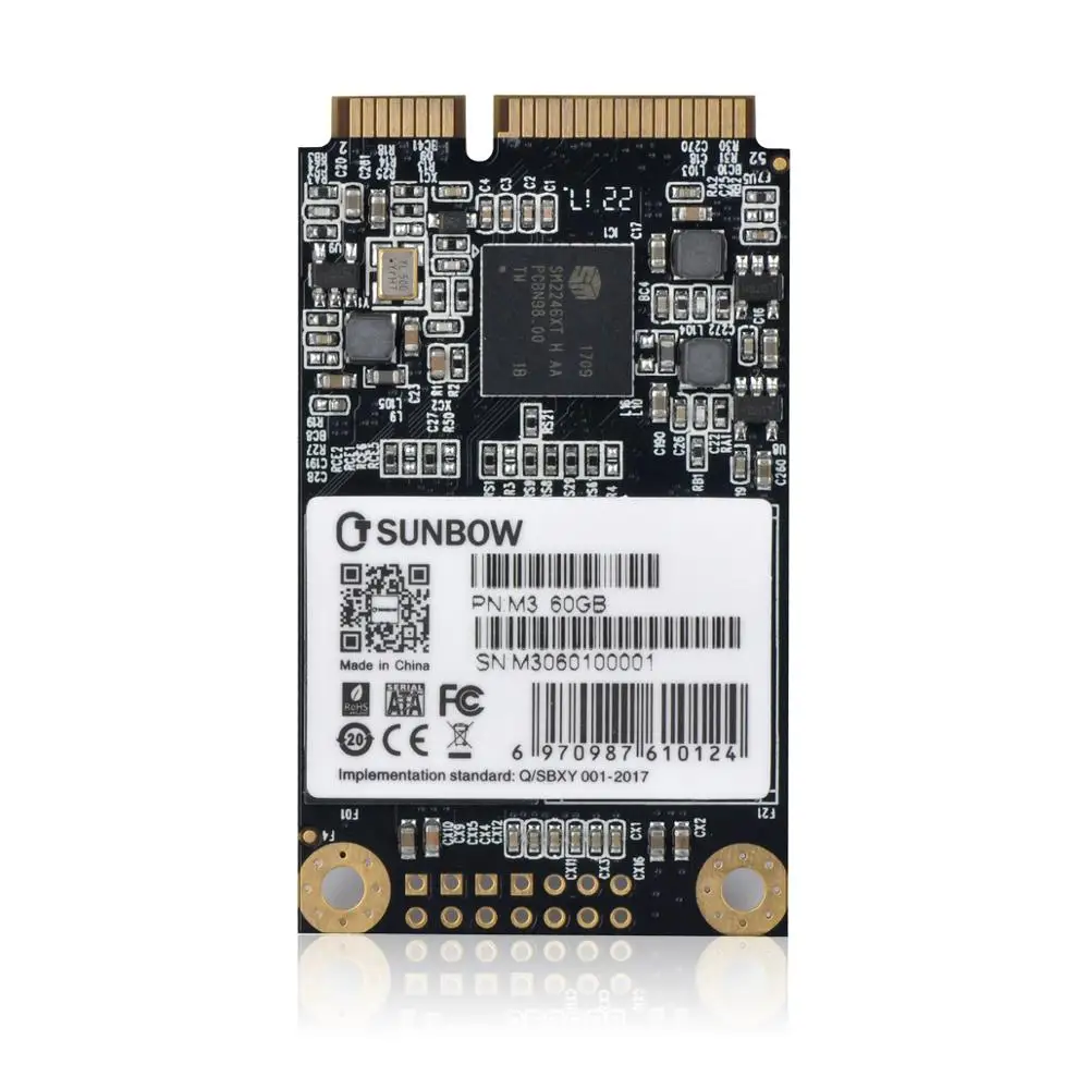 

TCSUNBOW Msata SSD 60GB 120GB 240GB Hard Drive Solid State Disk SSD For Laptop Desktop