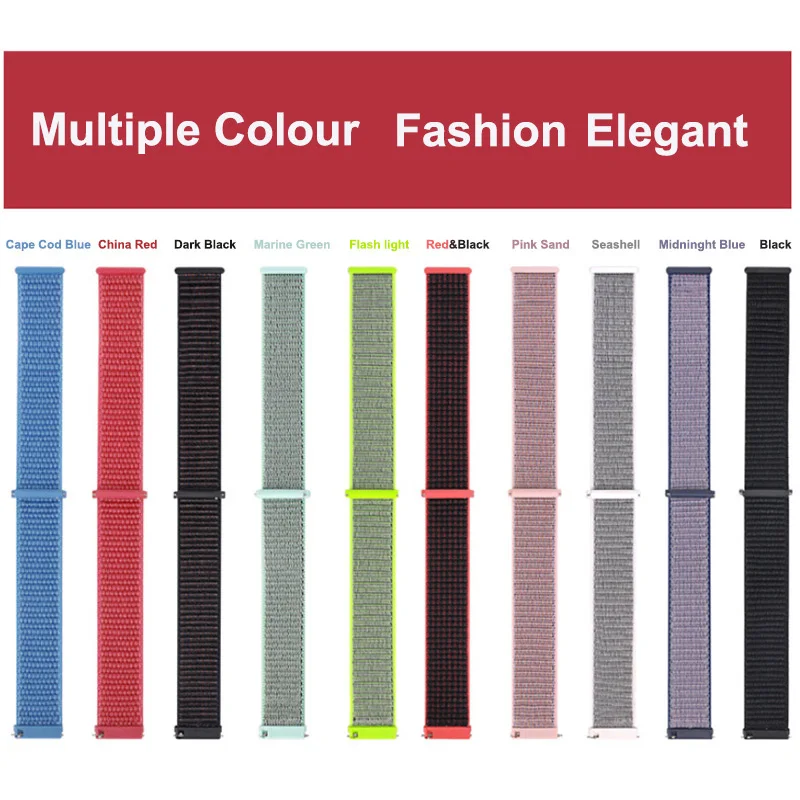  Fitbit Versa Strap Nylon band For fitbit versa Watch strap Loop Velcro Bracelet Replacement fit bit - 33054263561