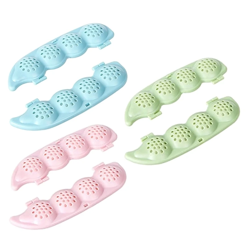 

OOTDTY 2 Pcs Natural Camphor Ball Peas Anti Moth Wardrobe Insect-resistant Pest Control