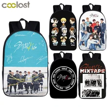 KPOP бродячий Детский рюкзак StrayKids MINHO JISUNG WOOJIN CHANGBIN FELIX корейский подростковый школьные ранцы для мальчиков и девочек Хип-Хоп сумка