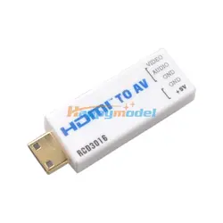 RCD3016 мини/Micro HDMI К AV конвертер набор модуль для GoPro Hero GH3 GH4 bmpcc 5D NEX серии