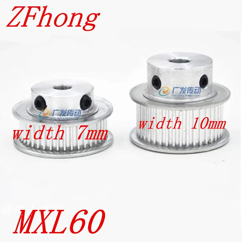 1pc 60 Teeth MXL60 Timing pulley pitch 2.032mm width 7mm or 11mm bore size 5mm/ 6mm/ 8mm/ 10mm/12mm/15mm|pulley pitch|60 teethtiming pulley - AliExpress