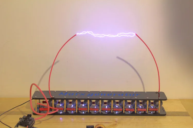 DIY Высоковольтная электрическая дуга студенческий эксперимент генератор Маркса комплект с zvs высоковольтный источник питания physic lab