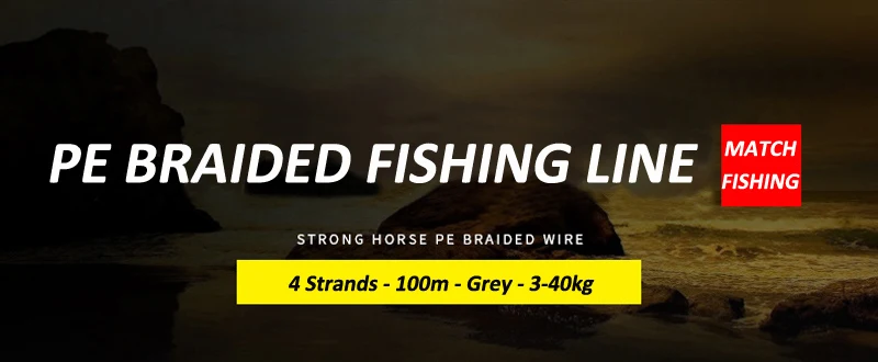 Linha de Pesca Linha de Pesca para a Carpa Isca de Pesca 100 m Extremo Forte 4 Vertentes pe Trançada 8lb 90lb Cinza Jogo Mar Multifilament para a Carpa Mod. 1086878 2 linha de pesca 8lb-90lb cinza multifilament linha