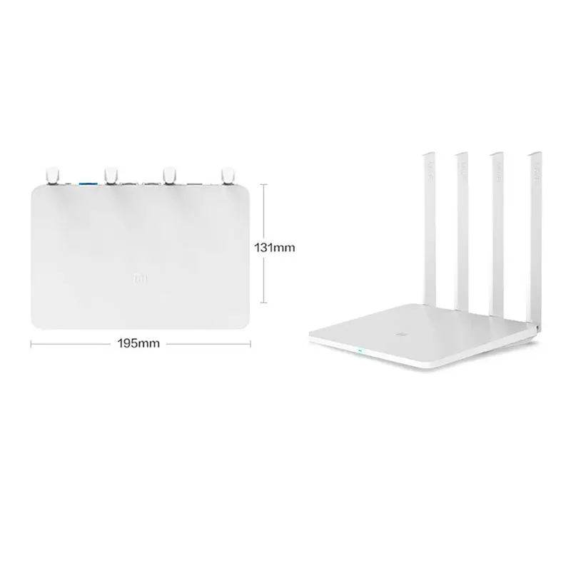 Xiaomi Mi маршрутизатор 3g WiFi ретранслятор 2 4G/5G 1167 Мбит/с 802.11ac двухдиапазонный 256 Мб