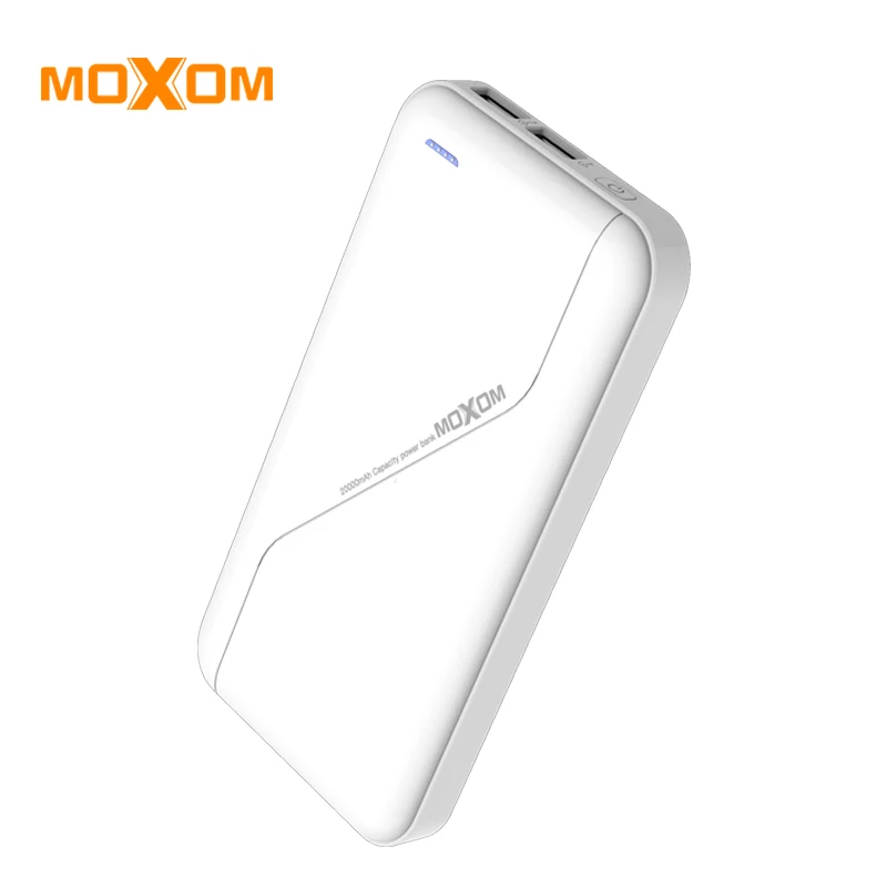 

MOXOM Power Bank 20000mAh Dual USB Fast Charging Powerbank External Battery Portable Charger Digital Display for Phone for Pad