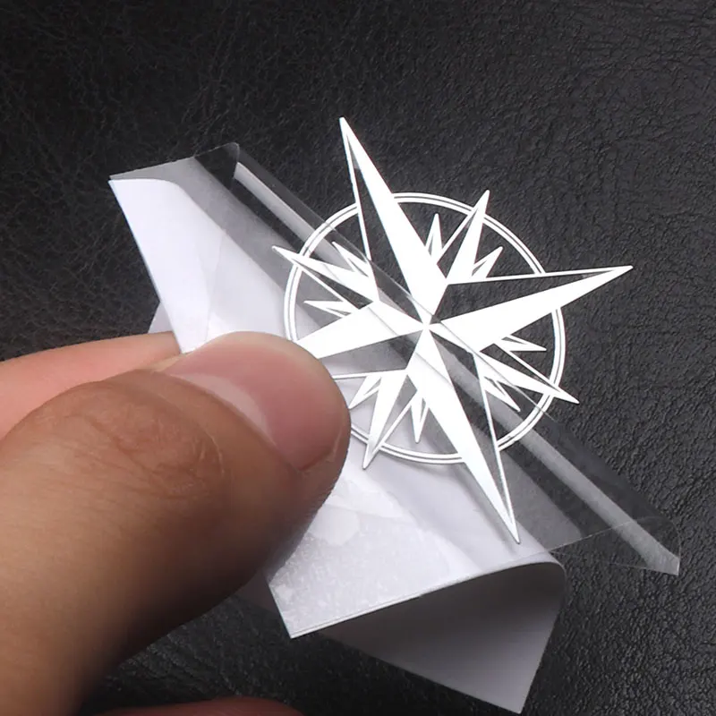 3D معدن النيكل البوصلة السفر التجوال اتجاه سيارة ملصقات للجوال الهاتف دراجة نارية الديكور الشارات سيارة التصميم