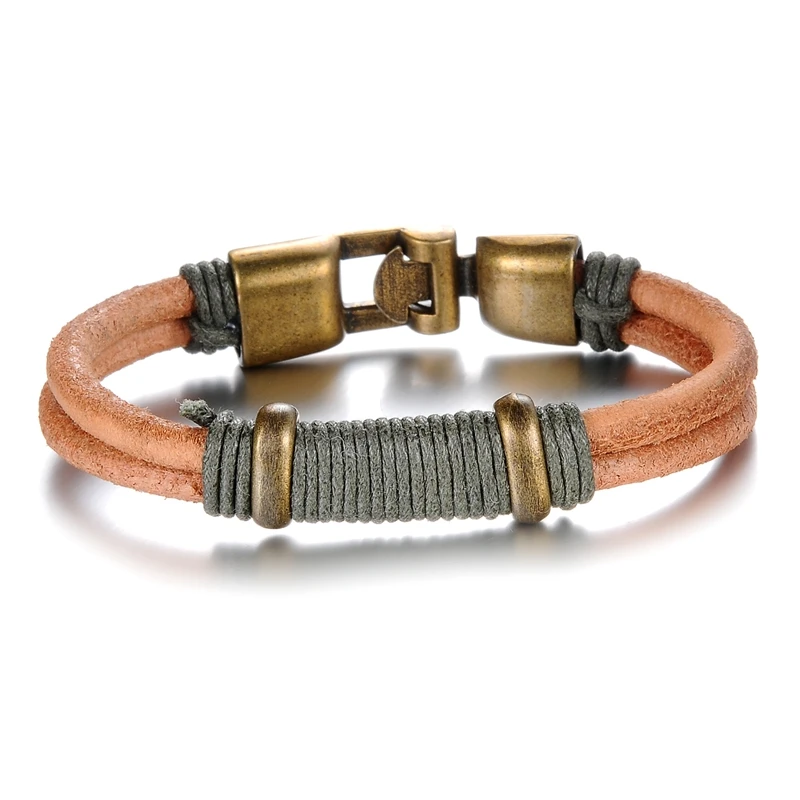 Free shipping hot sale Fashion Creative Unisex Leather Hand Strap