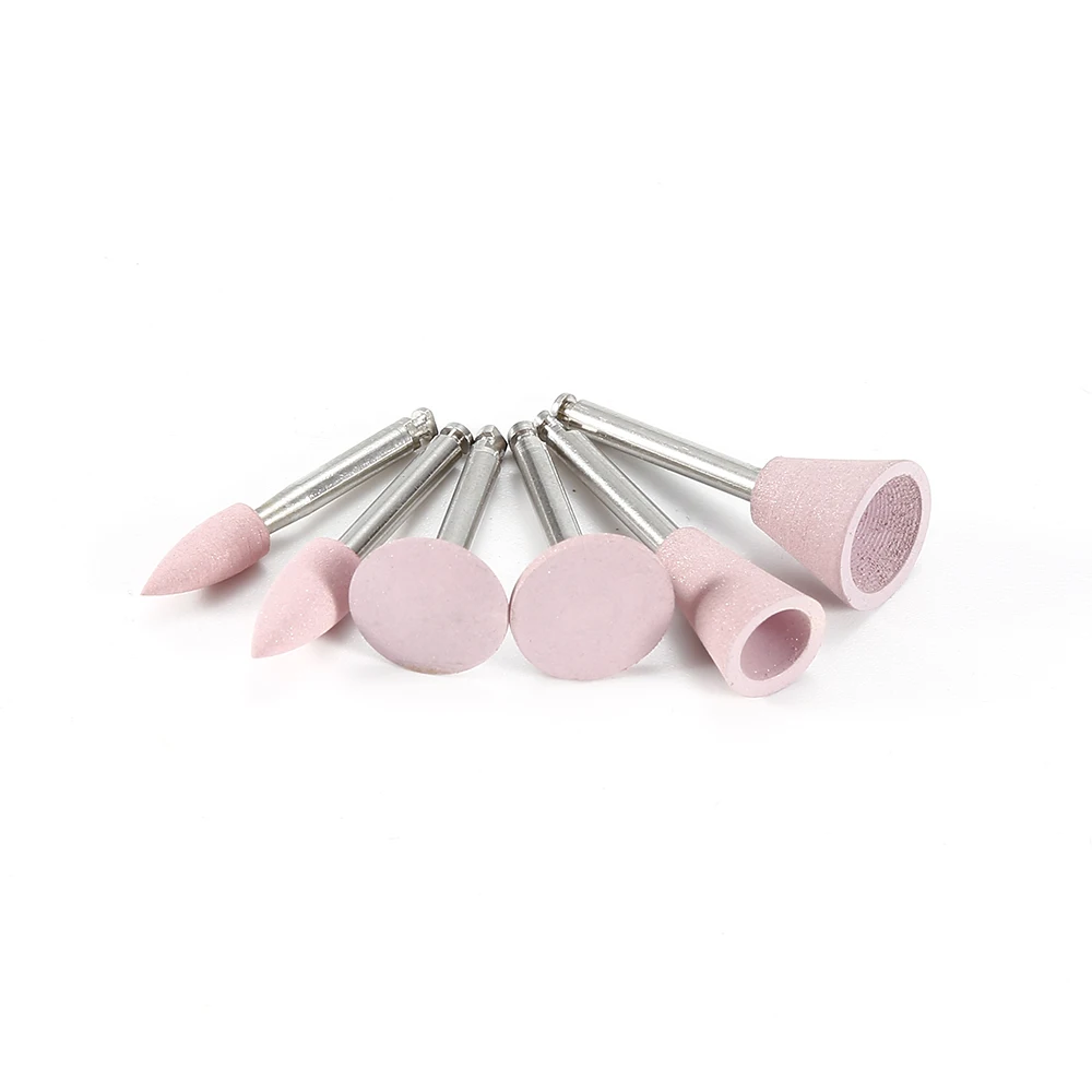 Розовая многоголовая резиновая силиконовая Шлифовальная Машина Шлифовальная головка стоматологический инструмент для удаления пятен Стоматологическое полировочное оборудование инструмент для отбеливания зубов