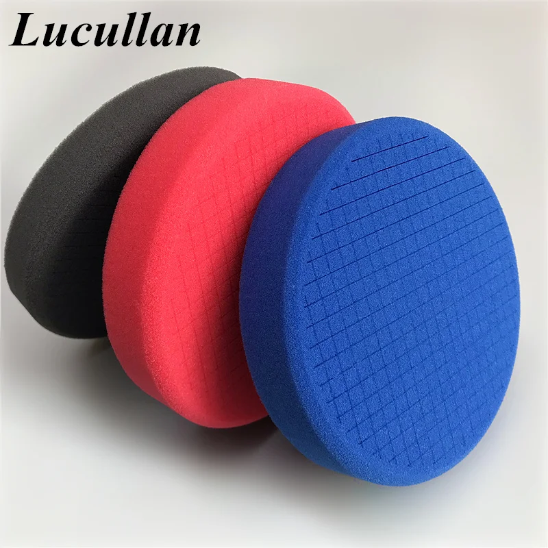 

Lucullan 6 Inch Car Care Cutting Polishing and Finshing Pad 3D Desgin Car Buffing Sponge Better For Dissipate Heat