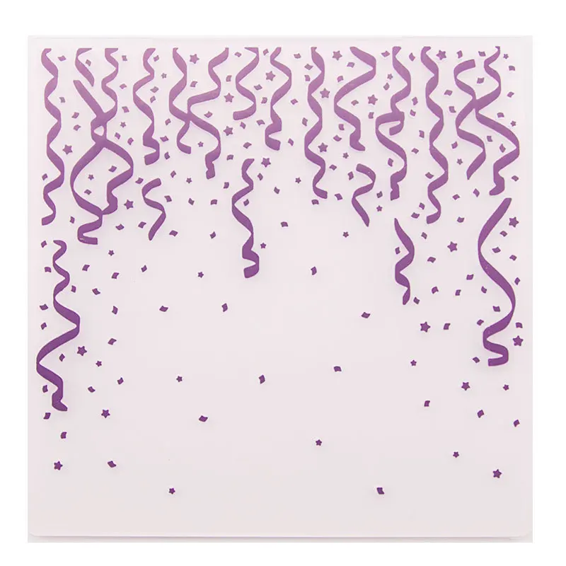 

Fireworks Plastic Embossing Folder DIY Craft Template Paper Cards Album Making Tool Embossing Folders