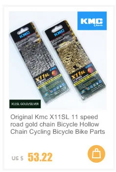 Flash Deal Kmc 11 Speed X11 X11EL X11SL MTB Bicycle chain Super Light mountain bike X11 SL silver gold chain 2