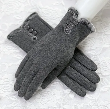 MS зимние стильные перчатки женские уличные guantes сохраняющие тепло мягкие теплые варежки женские милые девушки сенсорный экран для велоспорта - Цвет: 1