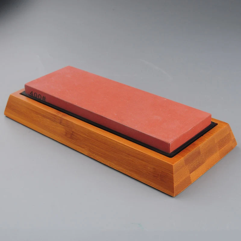 

White corundum 400 grit knife sharpener sharpening stone oilstone grind tools