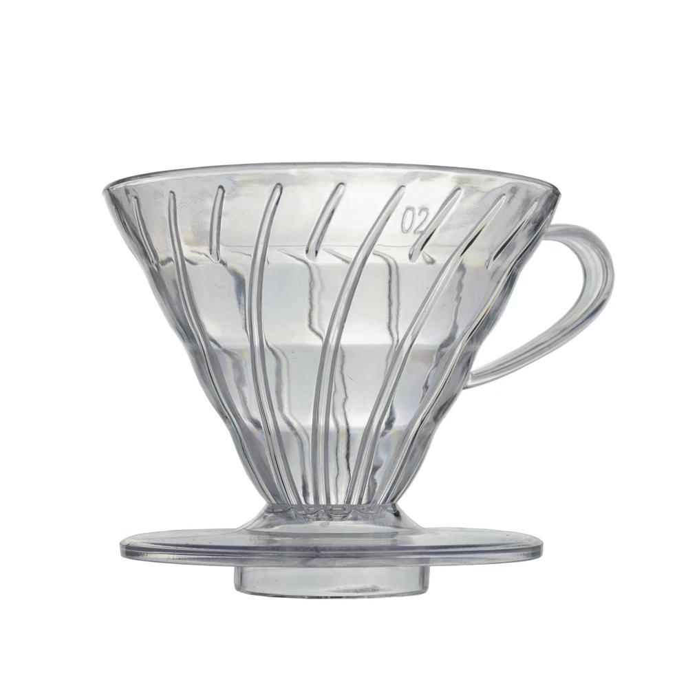 

Hot Sell Coffee Dripper V60 Heat-resistant resin 2/4cups for barista Coffee