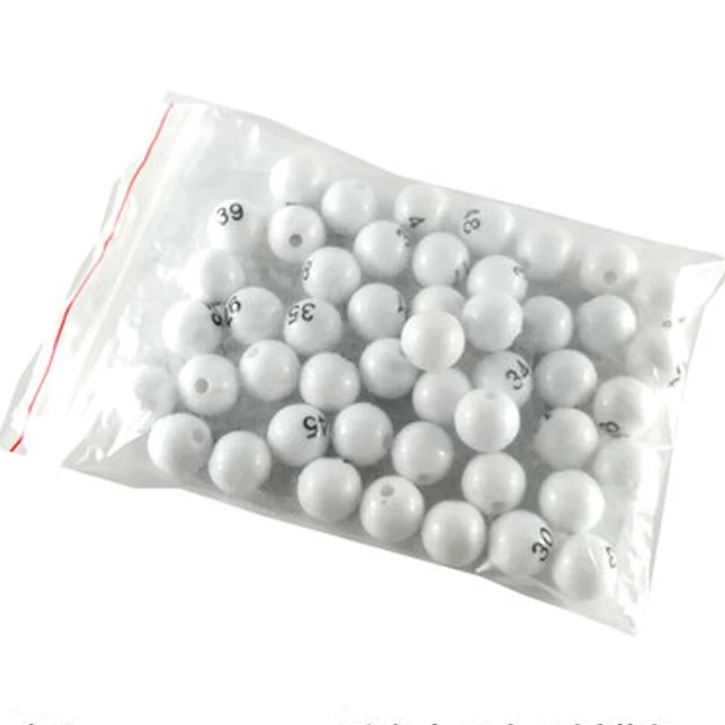 

75PCS/Lot 15MM Number Lucky Balls For Bingo Game Lottery Machine Draw Game Entertainment Lucky Game balls