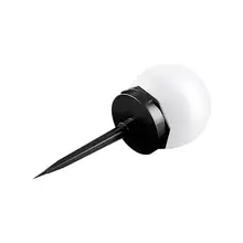 Светодиодный круглый Солнечный газон из нержавеющей стали для сада декоративные подземные светильники белый и теплый белый