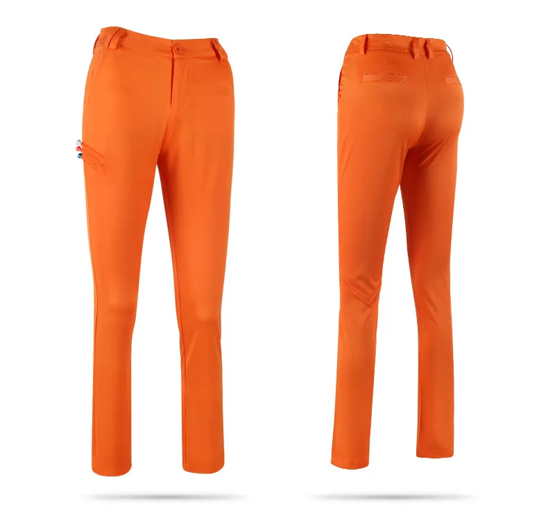 Женские эластичные штаны для гольфа, женские быстросохнущие брюки, можно вставить мяч, тройник, брюки, женские обтягивающие Стрейчевые спортивные штаны, AA51868