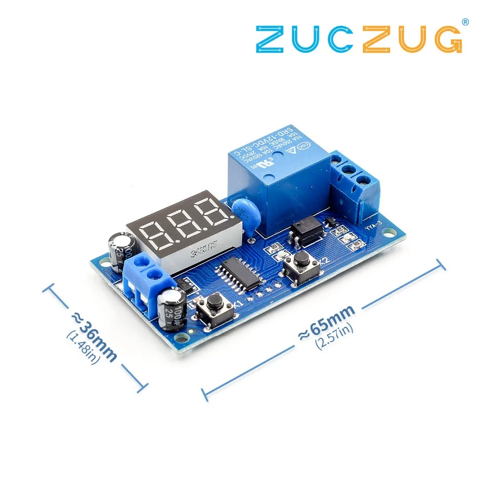 

DC 12V Time Relay Module Digital Display Trigger Cycle Time Delay Relay Module Board YYA-3 Dropshipping