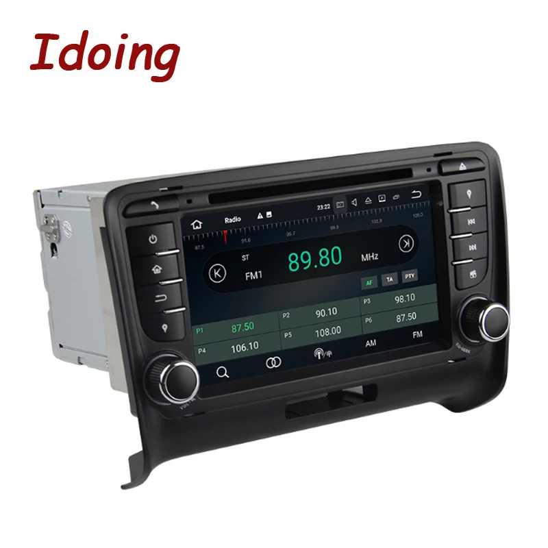 Flash Deal Idoing 2 Din Car Radio GPS Android9.0 4G RAM 32G ROM 8Core For Audi TT Double Din Car DVD Player Multimedia WiFi 3G TV Fast Boot 3