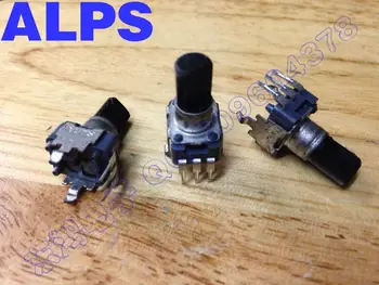 

2PCS/LOT ..ALPS R09 type potentiometer JC503B 13mm axis..
