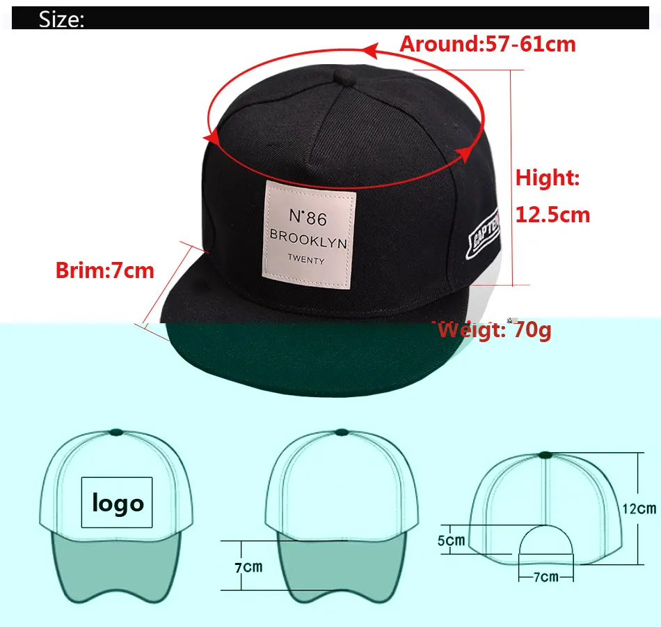 N.86-Brooklyn-Twenty-Man-Baseball-Caps-Capten-Men's-Snapback-Hip-Hop-Outdoor-Sports-Hats-Women-Casquette-Snap-Back-Unisex-Hats_01