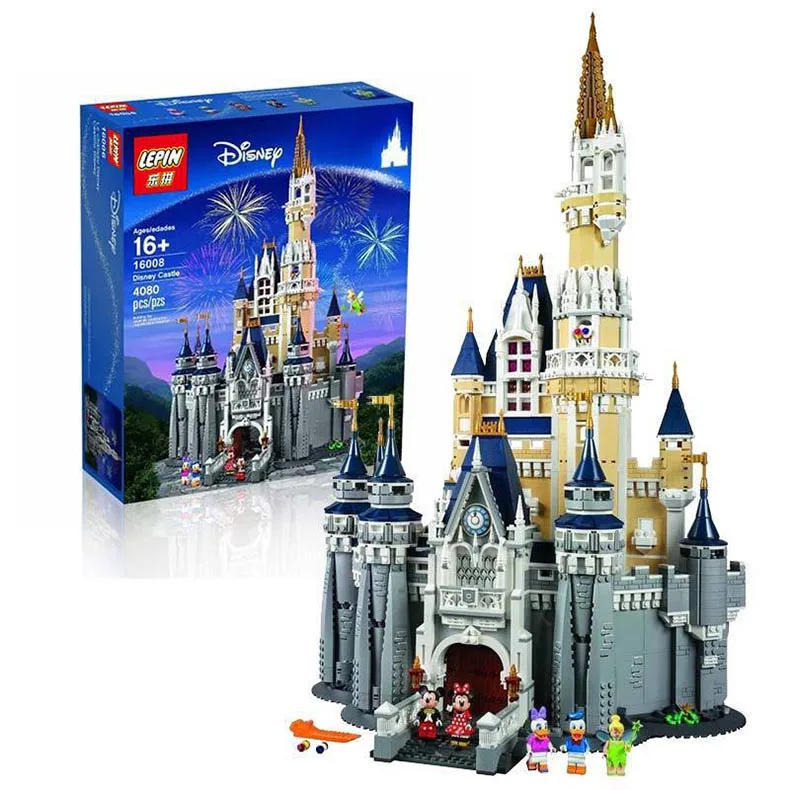 

LEPIN 16008 Creator Cinderella Princess Castle City 4080pcs Building Block Compatible Legod Friends for Girl 71040