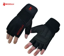 Boodun Men Women Non slip Weightlifting Body Building Fitness Half Finger Lengthen Sport Protective Bicycle Cycling