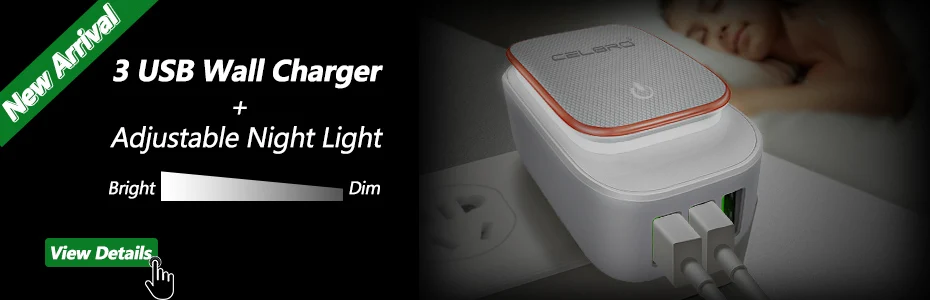 3 Port Charger - Night Light Version