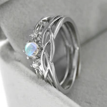 Zhouyang aberto anéis para amantes de casal romântico moonstone prata cor presente do dia dos namorados para namorada moda jóias kbr161