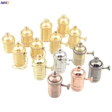 IWHD Portalampada Винтаж E27 держатель лампы edison база AC110-220V Ретро патрон Алюминий Soquete E27 гнездо лампочки