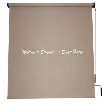 

Indoor Roller Blind Manual Control with Handle Crank