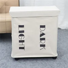 Laundry Basket Wheels And Get Free Shipping On Aliexpress Foldable Storage Basket Dirty Clothes Two Grid Organizer With Wheels Cover Large Laundry Waterproof