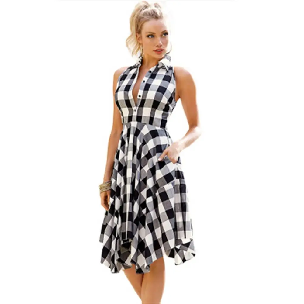 summer sleeveless frock
