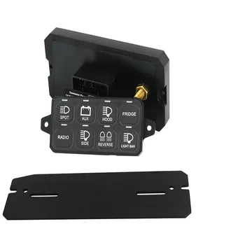 

DC12V UNIVERSAL 8 gangs SWITCH PANEL POWER SYSTEM Slim Touch Control switch panel FOR SUV CAMPER RV MARINE