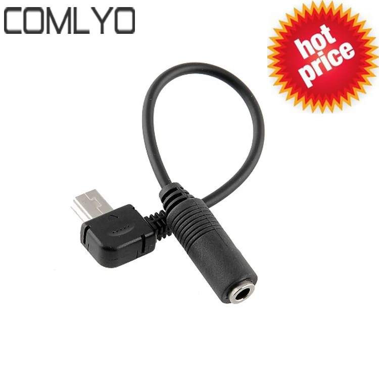 

In Stock! COMLYO Mini USB to 3.5mm Microphone Mic Adapter Transfer Cable Wire for GoPro Hero 3 3+ 4 for Sport Digital Camera