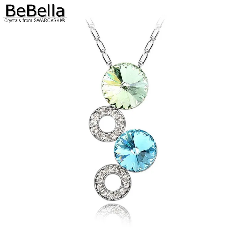 BeBella fantasy bubble кулон ожерелье сделано с кристаллами от Swarovski для женщин модные
