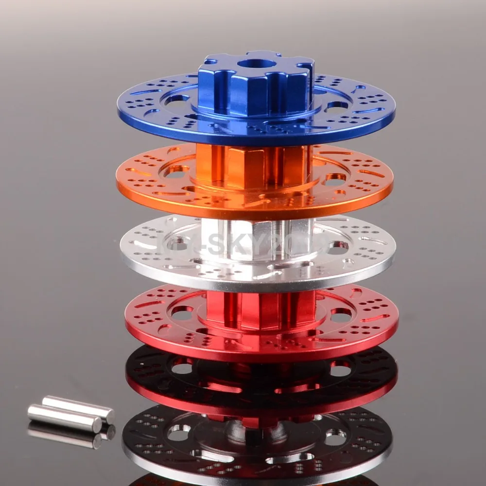 2pcs Wheel hubs, Hex (disc brake rotors) For RC Traxxas Unlimited