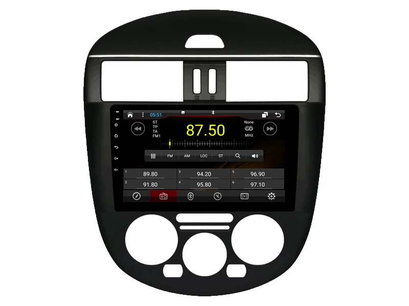 Best OTOJETA DSP stereo carplay android 8.1 car radio for 2010 Nissan TIIDA MT bluetooth car accessories Gps navigation tape recorder 3