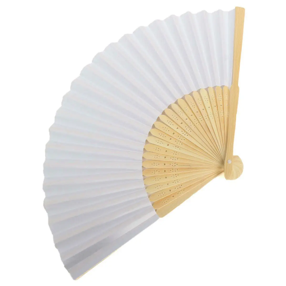 

20 Pcs Fan White For Painting Calligraphy DIY Gift Decoration White