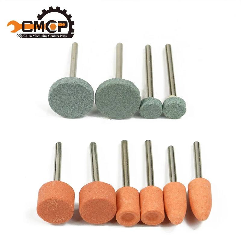 CMCP 10PCS Dremel Polishing Tools Kit Mounted Stone Set Abrasives in