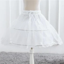 Белое Детское пальто бальное платье с цветочным кружевом для девочек, детская юбка на завязках на талии для девочек, одежда