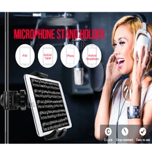 Держатель планшета для микрофонной стойки ABC пластиковый держатель для мобильного телефона для Apple Ipad для Iphone 4,5-10,5 ''автомобильный держатель заднего сиденья