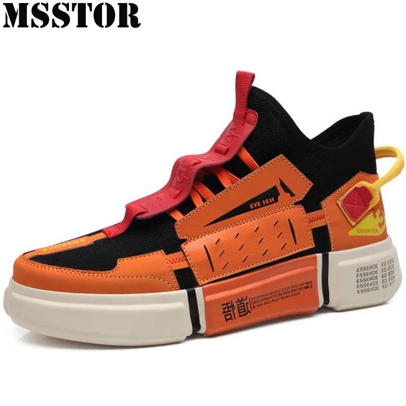 

MSSTOR Fashion Running Shoes For Men Summer Breathable Mesh Men's Sport Shoes Man Brand Casual Fashion Athletic Walking Sneakers