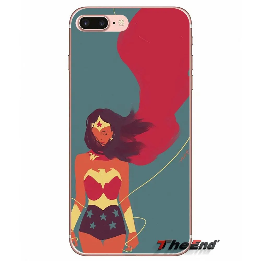 Мягкий чехол для мобильного телефона Wonder Woman superwoman Sony Xperia M2 M4 M5 E3 T3 XA Aqua Z Z1 Z2 Z3 Z5 compact