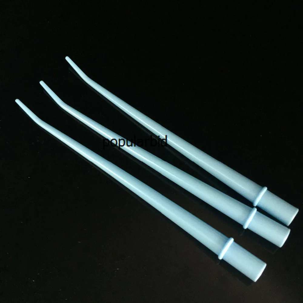 100pcs Dental Surgical aspirator suction tips 1/16 Blue in Tool Parts